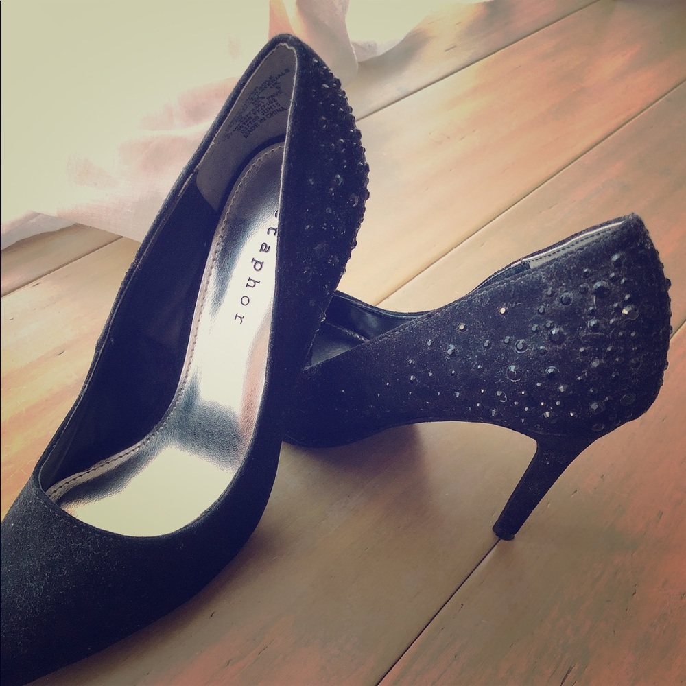 Black high heels
